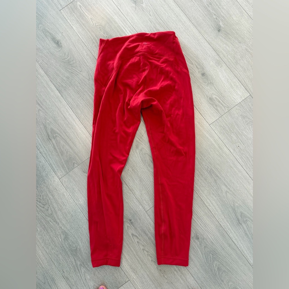 lululemon athletica Red Leggings